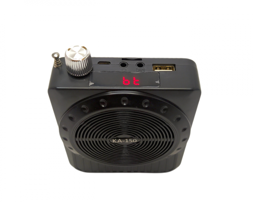Amplificador de Voz Megafone Bluetooth com Microfone e Rádio KB-150 (***DISPONÍVEL SOMENTE AZUL E VERMELHO)