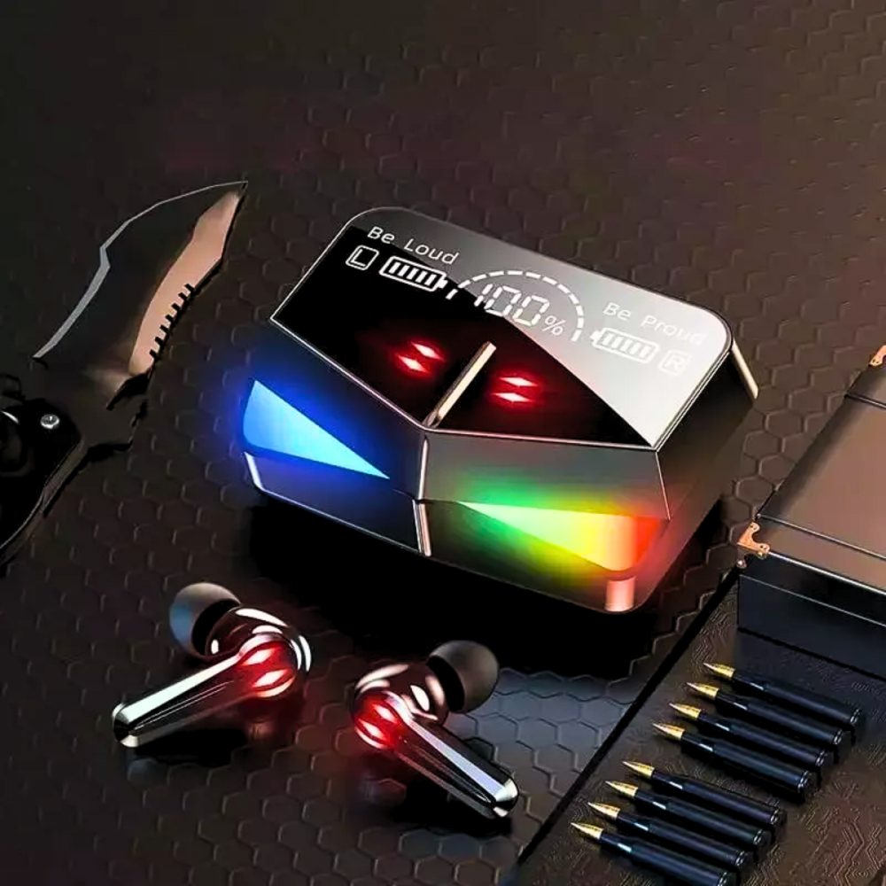 Fones de Ouvido Auricular Bluetooth Wireless Touch Luz RGB Kapbom KA-986