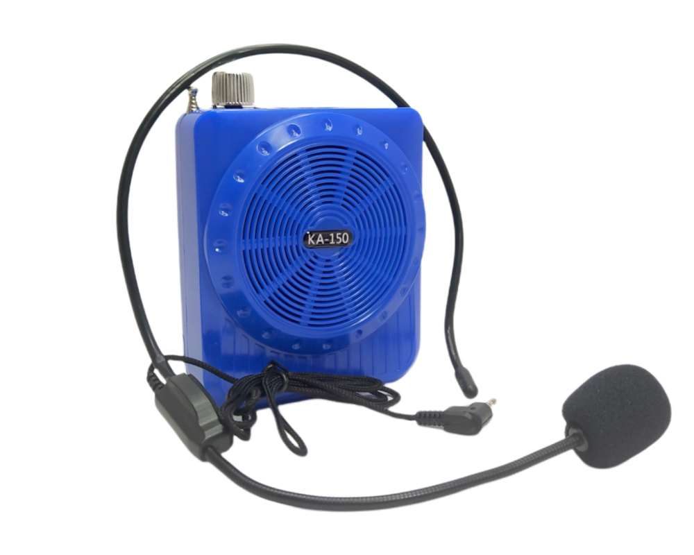 Amplificador de Voz Megafone Bluetooth com Microfone e Rádio KB-150 (***DISPONÍVEL SOMENTE AZUL E VERMELHO)