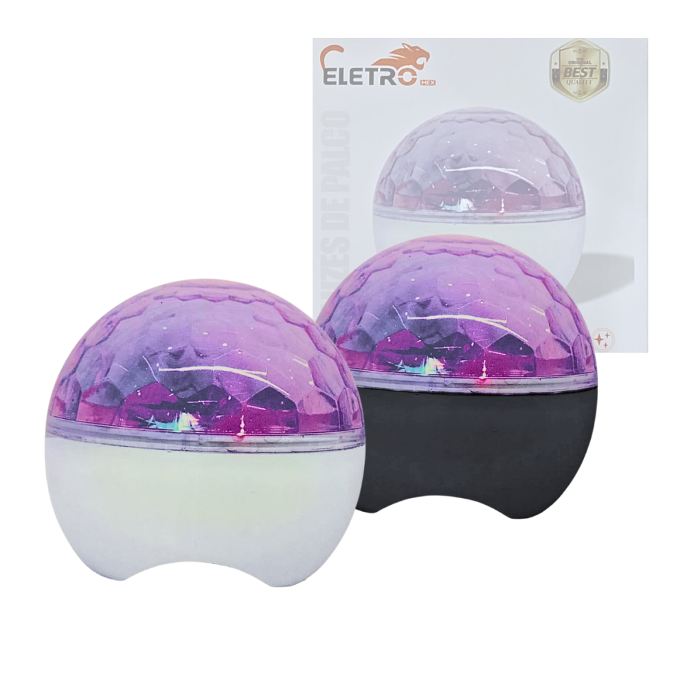 Mini Globo de Luzes LED Festas 5W com FIO conexão USB Eletromex EL-1953