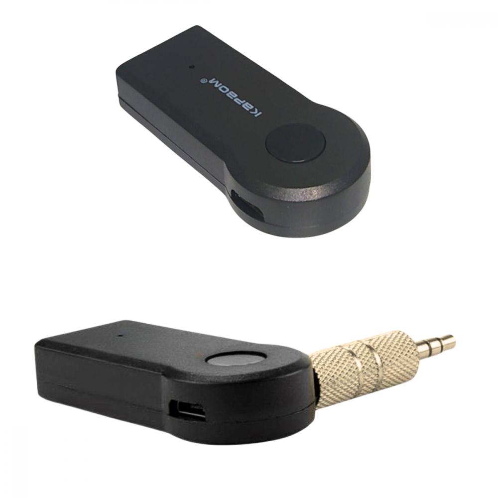 Adaptador Receptor Bluetooth MP3 Som de Carro P2 Auxiliar Kapbom KAP-T38